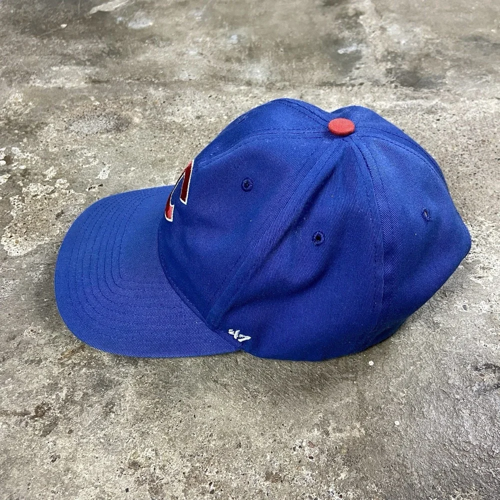 '47 Chicago Cubs Cap Youth Snap Back Adjustable Blue MLB Baseball Logo